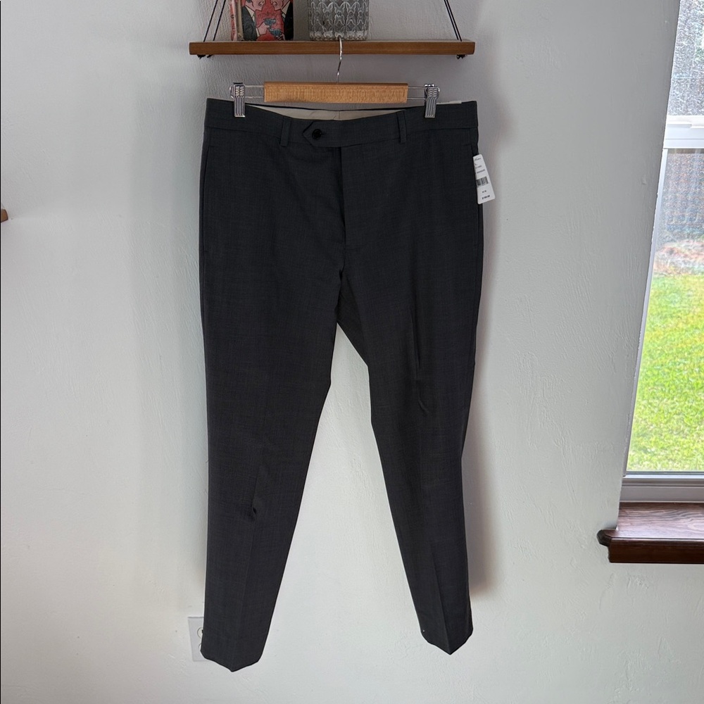NWT Brooks Brothers Charcoal Dress Pants 33x30